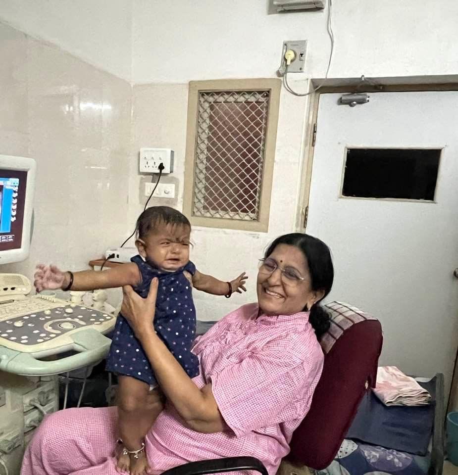 Dr. Raya Asalatha with new born baby & mother